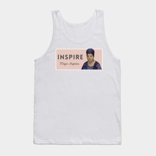 Historical Figures: Maya Angelou: "Inspire" Tank Top